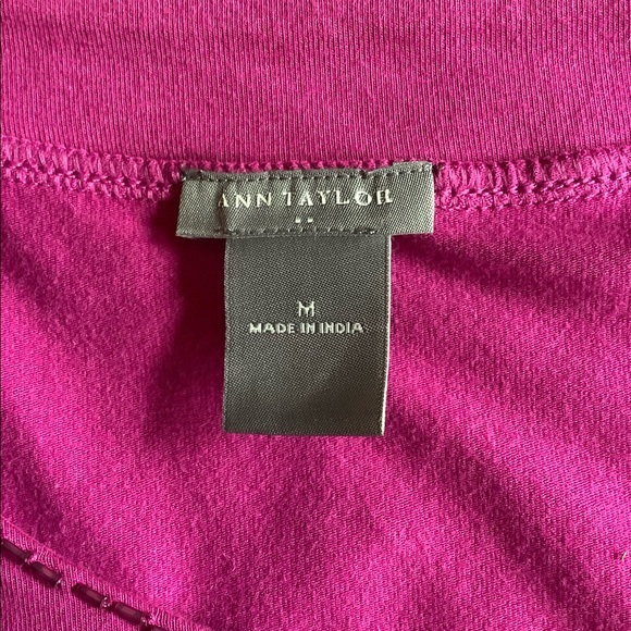 Ann Taylor Magenta Tank Top - Picture 3 of 4